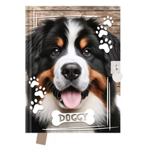 Emlékkönyv JUNIOR Doggy szív alakú lakattal Emlékkönyv JUNIOR Doggy szív alakú lakattal