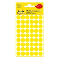 Etikett AVERY 3144 jelölőpont 12mm sárga 270 darabos Etikett AVERY 3144 jelölőpont 12mm sárga 270 darabos