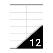 Etikett FORTUNA 105x48mm univerzális 1200 címke/doboz 100 ív/doboz Etikett FORTUNA 105x48mm univerzális 1200 címke/doboz 100 ív/doboz