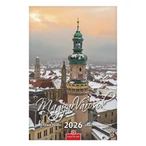 Falinaptár CSG 210x320mm álló Magyar városok 2026. Falinaptár CSG 210x320mm álló Magyar városok 2026.