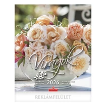 Falinaptár CSG 300x340mm álló Virágok 2026. Falinaptár CSG 300x340mm álló Virágok 2026.