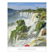 Falinaptár CSG 300x340mm álló Vízesések 2026. Falinaptár CSG 300x340mm álló Vízesések 2026.