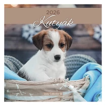 Falinaptár LIZZY CARD 300x600mm álló Kutyák 2026.