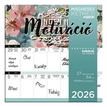 Falinaptár mágneses LIZZY CARD 220x220mm 2 hetes Motiváció 2026. Falinaptár mágneses LIZZY CARD 220x220mm 2 hetes Motiváció 2026.