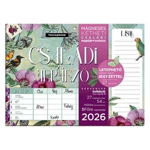 Falinaptár mágneses LIZZY CARD 220x300mm 2 hetes+ jegyzettömb Anyu tervezője Scrapbook Style 2026. Falinaptár mágneses LIZZY CARD 220x300mm 2 hetes+ jegyzettömb Anyu tervezője Scrapbook Style 2026.