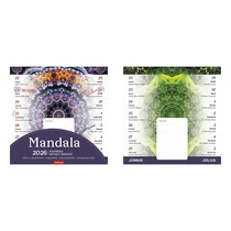 Falinaptár mágneses TOPTIMER T090 220x220mm álló Mandala 2026. Falinaptár mágneses TOPTIMER T090 220x220mm álló Mandala 2026.