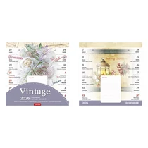 Falinaptár mágneses TOPTIMER T090 220x220mm álló Vintage 2026. Falinaptár mágneses TOPTIMER T090 220x220mm álló Vintage 2026.