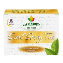 Fekete tea GARDENHOUSE Earl Grey 15x2 g Fekete tea GARDENHOUSE Earl Grey 15x2 g