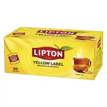 Fekete tea LIPTON Yellow Label 50 filter/doboz