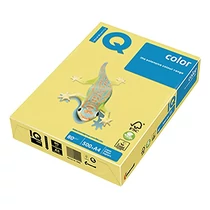 Fénymásolópapír színes IQ Color A/4 80 g pasztell sárga YE23 500 ív/csomag