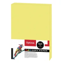 Fénymásolópapír színes OPTIMA A/4 75 g neon sárga 500 ív/csomag