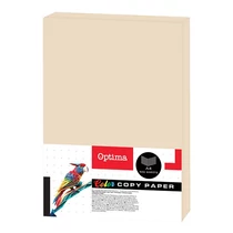 Fénymásolópapír színes OPTIMA A/4 80 g pasztell krém 500 ív/csomag Fénymásolópapír színes OPTIMA A/4 80 g pasztell krém 500 ív/csomag
