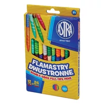 Filctoll ASTRA kétvégű 12 darabos 24 színű