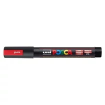Filctoll UNI Posca PC-5M fluor piros Filctoll UNI Posca PC-5M fluor piros
