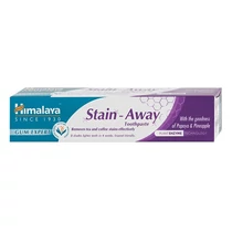 Fogkrém HIMALAYA Stain Away folteltávolító és fogfehérítő gyógynövényes 75ml Fogkrém HIMALAYA Stain Away folteltávolító és fogfehérítő gyógynövényes 75ml
