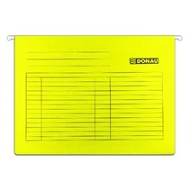 Függőmappa DONAU A/4 karton sárga 25 darabos