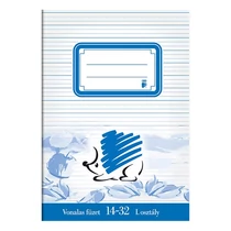 Füzet vonalas ICO Süni A/5 14-32 1. osztályos Füzet vonalas ICO Süni A/5 14-32 1. osztályos