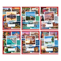 Füzet kockás NEBULO A/4 32 lapos 87-32 Ország-Város 12 darabos Füzet kockás NEBULO A/4 32 lapos 87-32 Ország-Város 12 darabos