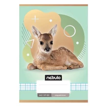 Füzet kockás NEBULO A/5 32 lapos 27-32 Állatok 16 darabos Füzet kockás NEBULO A/5 32 lapos 27-32 Állatok 16 darabos