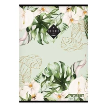 Füzet kockás STREET A/4 54 lapos Botanic Füzet kockás STREET A/4 54 lapos Botanic