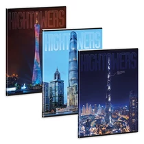 Füzet kockás ARS UNA A/4 40 lapos Extra kapcsos Hightower