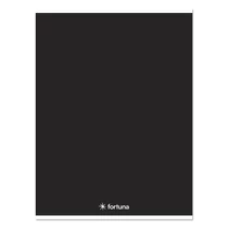 Füzet kockás FORTUNA Monocolor A/5 32 lapos 27-32 fekete