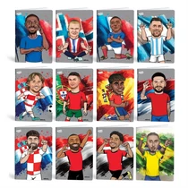 Füzet kockás LIPAMILL A/4 40 lapos Football icons