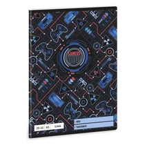 Füzet sima ARS UNA A/5 32 lapos 20-32 Gamer Hud