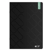 Füzet sima ICO Student Black Prémium A/4 40 lapos