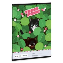 Füzet vonalas ARS UNA A/5 32 lapos 16-32 2. osztályos Think Pink Füzet vonalas ARS UNA A/5 32 lapos 16-32 2. osztályos Think Pink