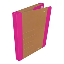 Füzetbox DONAU Life A/4 3 cm karton tépőzárral neon pink-barna Füzetbox DONAU Life A/4 3 cm karton tépőzárral neon pink-barna