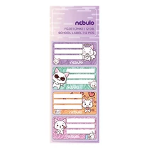Füzetcímke NEBULO 12 darabos Cica Füzetcímke NEBULO 12 darabos Cica