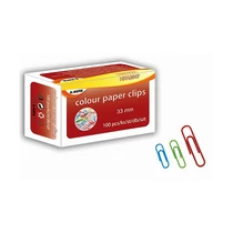 Gemkapocs 33mm kerek színes 100 darabos