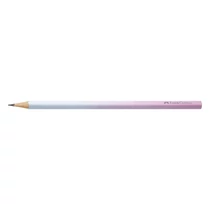 Grafitceruza FABER-CASTELL Flow rózsaszín-égkék B háromszögletű