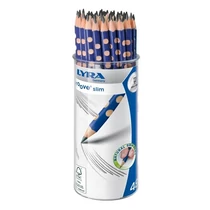 Grafitceruza LYRA Groove Slim HB háromszögletű vékony 48 darabos