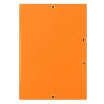 Gumis mappa DONAU A/4 karton narancssárga