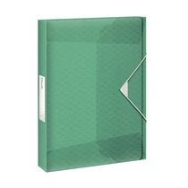 Gumis mappa ESSELTE Colour Breeze Jumbo Plus A/4 40mm PP zöld