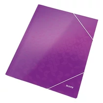 Gumis mappa LEITZ Wow A/4 karton 15 mm lila Gumis mappa LEITZ Wow A/4 karton 15 mm lila