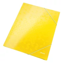 Gumis mappa LEITZ Wow A/4 karton 15 mm sárga Gumis mappa LEITZ Wow A/4 karton 15 mm sárga