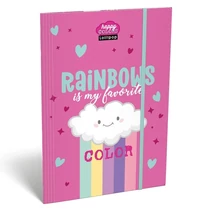 Gumis mappa LIZZYSULI A/4 Lollipop Rainbow