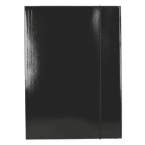 Gumis mappa OPTIMA A/4 fekete 600 g