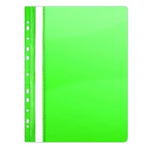 Gyorsfűző DONAU A/4 műanyag lefűzhető zöld