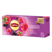 Gyümölcstea LIPTON Málna-Bodza 20 filter/doboz