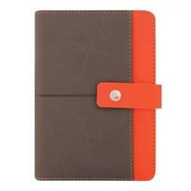 Gyűrűs kalendárium SATURNUS S426 fehér lapos szürke-narancs műbőr 2026. Gyűrűs kalendárium SATURNUS S426 fehér lapos szürke-narancs műbőr 2026.