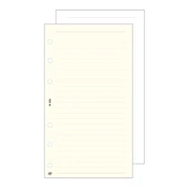 Gyűrűs kalendárium betét SATURNUS M326/F vonalas jegyzetlap fehér lapos