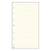 Gyűrűs kalendárium betét SATURNUS S326 vonalas jegyzetlap sárga lapos