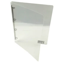 Gyűrűskönyv A/4 20 mm 4 gyűrű átlátszó fehér