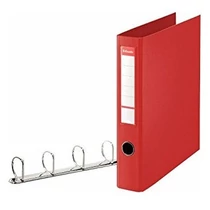 Gyűrűskönyv ESSELTE Jumbo Vivida A/4 58 mm 4 gyűrű PP piros Gyűrűskönyv ESSELTE Jumbo Vivida A/4 58 mm 4 gyűrű PP piros