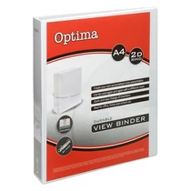 Gyűrűskönyv OPTIMA panorámás A/4 2 gyűrű 38mm fehér Gyűrűskönyv OPTIMA panorámás A/4 2 gyűrű 38mm fehér