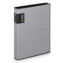 Gyűrűskönyv PASTELINI A/4 4 gyűrű PP 40 mm szürke